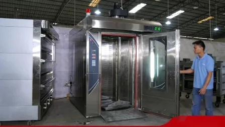 Personalizar gás/cozinha comercial elétrica cozinhar alimentos pão/forno de pizza equipamentos de padaria para catering restaurante/hotel/casa para forno de padaria forno rotativo