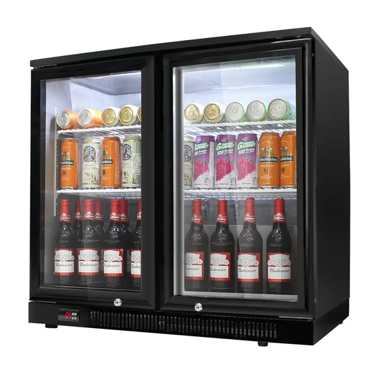 Refrigerador de barra de 3 portas sob o refrigerador de cerveja contrário refrigerador de barra traseira de aço inoxidável